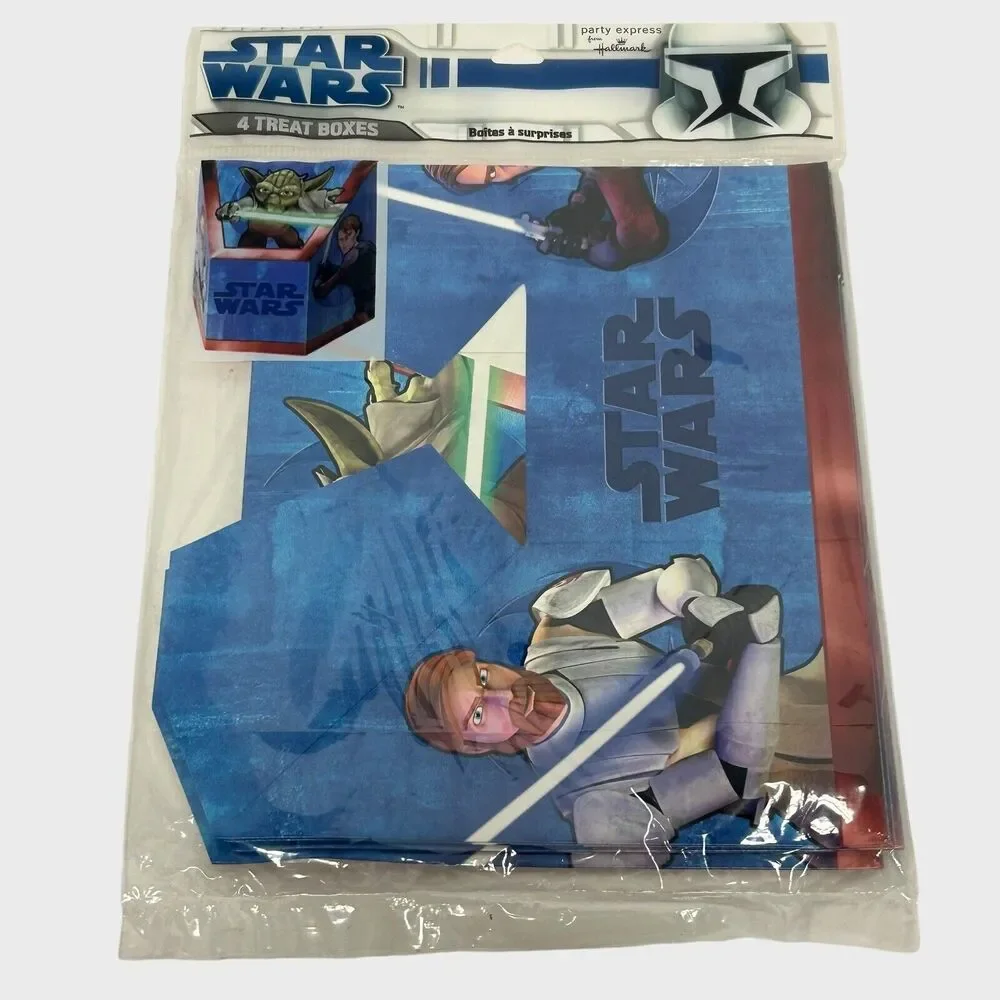9 Packs Of 4 Star Wars Clone Wars Treat Boxes Party Express From Hallmark